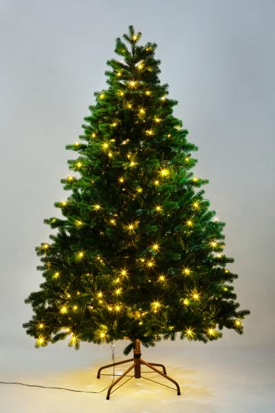 Ель ЦАРСКАЯ КОРОНА с вплетенной гирляндой 120 см