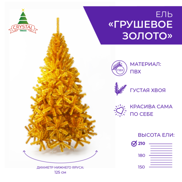 Ель ГРУШЕВОЕ ЗОЛОТО