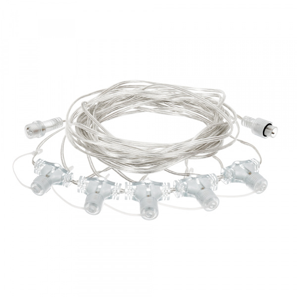 24V Удлинитель для гирлянд с 5 гнездами, 15 м /20/4