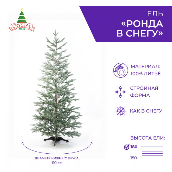 Ель РОНДА в снегу