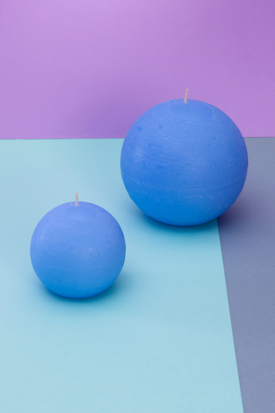 Свечи шар НЕБО В ОБЛАКАХ форма (уп.2шт) №30